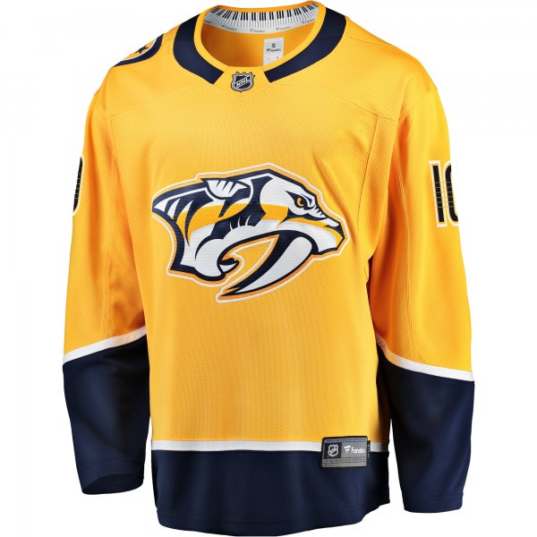 Men's Nashville Predators Colton Sissons Fanatics Gold Breakaway Player Jersey