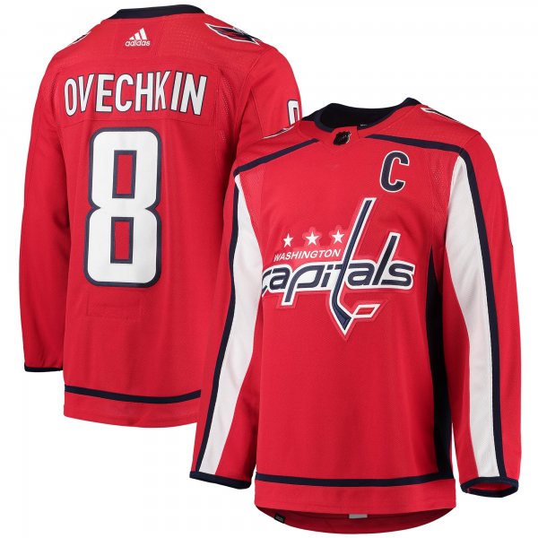 Men's Washington Capitals Alexander Ovechkin adidas Red Home Primegreen Player Jersey