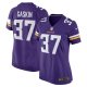 Women's Minnesota Vikings Myles Gaskin Nike  Purple Team Game Jersey