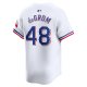 Men's Texas Rangers Jacob deGrom Nike White Home Limited Player Jersey