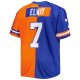 Men's Denver Broncos John Elway Mitchell & Ness Royal/Orange Big & Tall Split Legacy Retired Player Replica Jersey