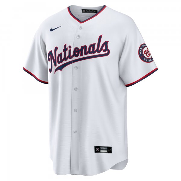 Men's Washington Nationals C.J. Abrams Nike White Home Replica Jersey