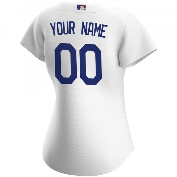 Women's Los Angeles Dodgers Nike White Home Replica Custom Jersey