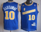 Men's Golden State Warriors #10 Tim Hardaway Blue Throwback Stitched NBA Jersey