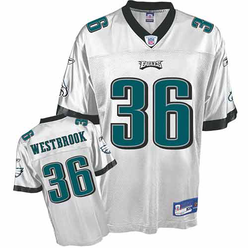 Philadelphia Eagles #36 Brian Westbrook White NFL Jersey