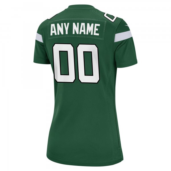 Women's Nike Gotham Green New York Jets Custom Game Jersey