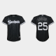 Youth Chicago White Sox #25 Andrew Vaughn Black 2021 MLB City Connect Replica Jersey