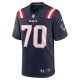 Men's New England Patriots Jeremiah Pharms Jr. Nike  Navy Team Game Jersey