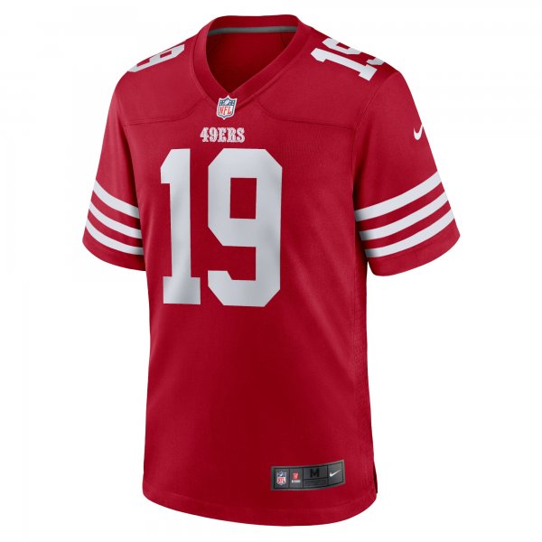 Women's San Francisco 49ers Deebo Samuel Nike Scarlet Team Game Jersey