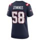 Women's New England Patriots Anfernee Jennings Nike Navy Team Game Jersey