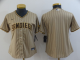 Women's San Diego Padres Blank Brown stripe Game 2021 Nike MLB Jersey