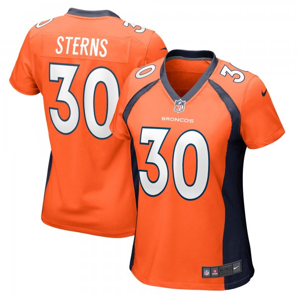 Women's Denver Broncos Caden Sterns Nike Orange Nike Game Jersey