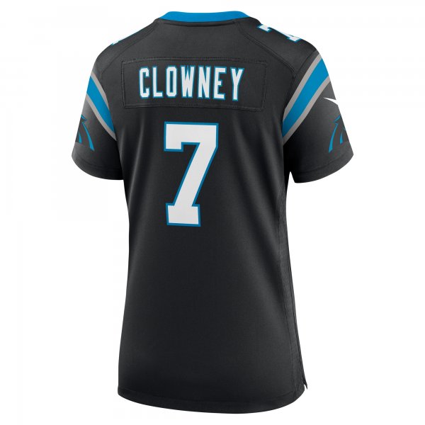 Women's Carolina Panthers Jadeveon Clowney Nike  Black  Game Jersey