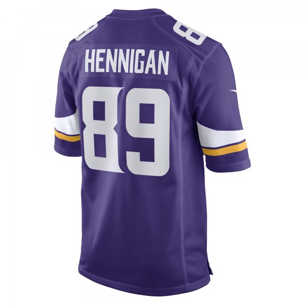 Men's Minnesota Vikings Thomas Hennigan Nike Purple Game Player Jersey