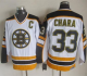 Boston Bruins #33 Zdeno Chara White/Black CCM Throwback Stitched NHL Jersey