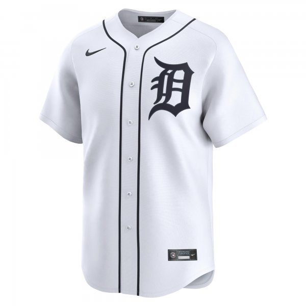 Youth Detroit Tigers Nike White Home Limited Custom Jersey