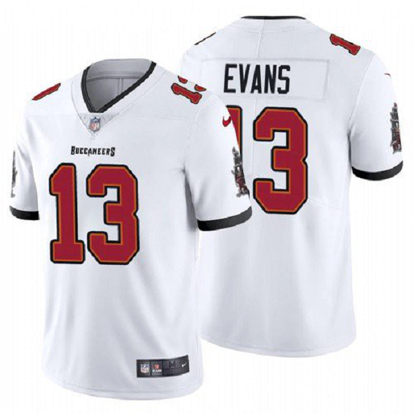 Tampa Bay Buccaneers #13 Mike Evans 2020 White Men's Jersey