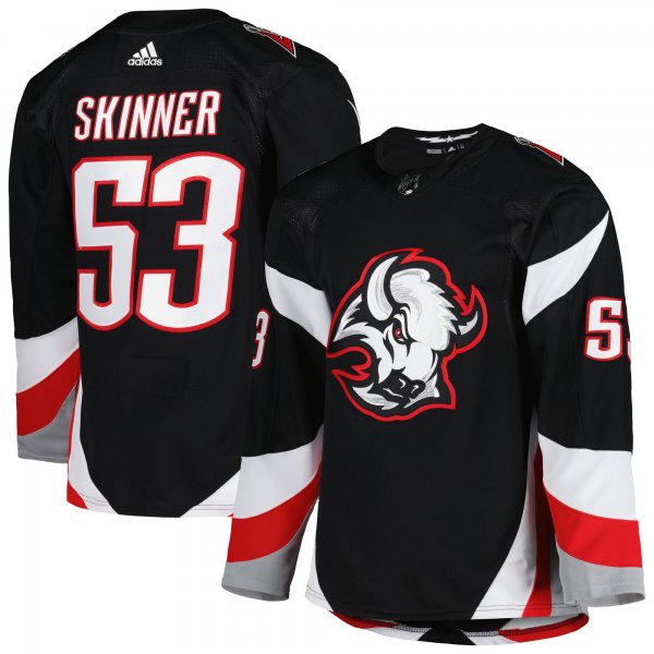 Men's Buffalo Sabres Jeff Skinner adidas Black Alternate Primegreen Player Jersey