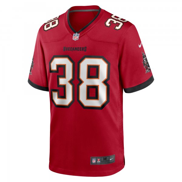 Men's Tampa Bay Buccaneers Derrek Pitts Nike  Red  Game Jersey