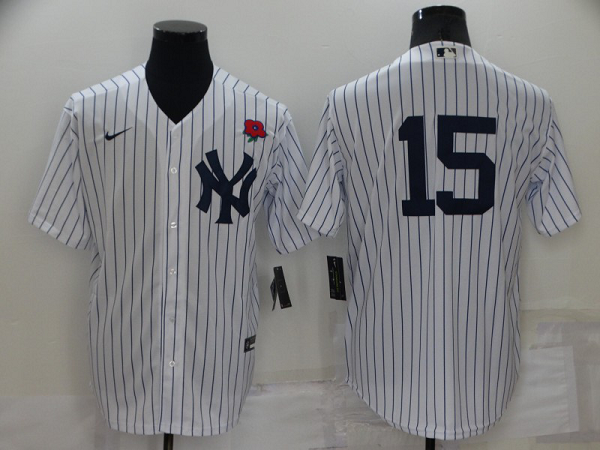 Men's Nike New York Yankees #15 Thurman Munson White Cool Base MLB Stitched Jersey