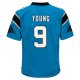 Youth Carolina Panthers Bryce Young Nike Blue Game Jersey