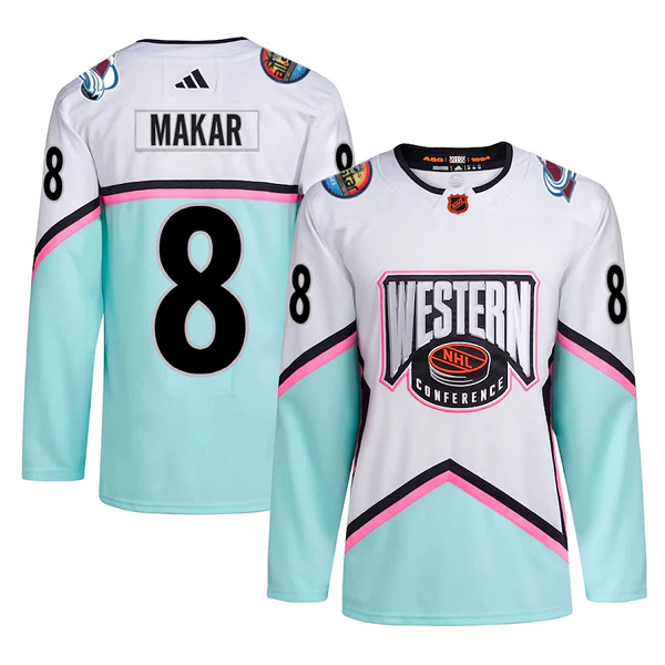 Men's NHL Colorado Avalanche Cale Makar Western All Star #8 Jersey