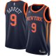 Unisex New York Knicks RJ Barrett Jordan Brand Navy Swingman Jersey - Statement Edition