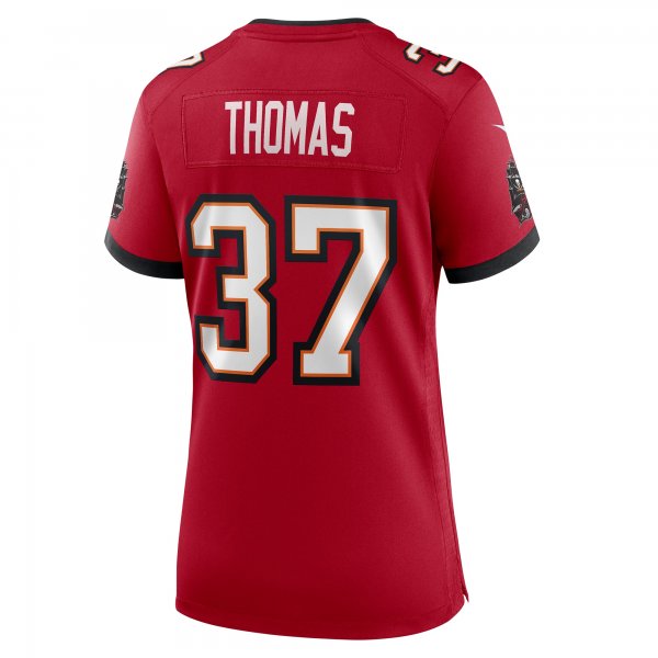 Women's Tampa Bay Buccaneers Tavierre Thomas Nike  Red  Game Jersey