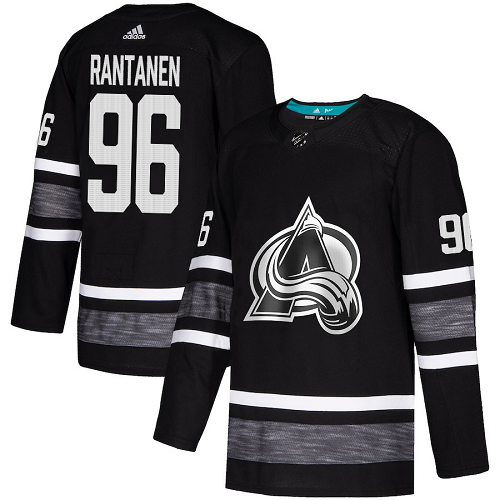 Colorado Avalanche #96 Mikko Rantanen Black 2019 All-Star Stitched NHL Jersey