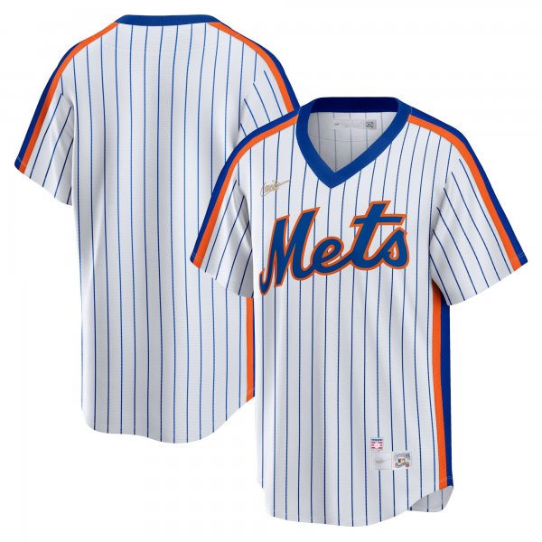 Men's New York Mets Nike White Home Cooperstown Collection Team Jersey