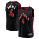 Men's Toronto Raptors Scottie Barnes Fanatics Black Fast Break Replica Player Jersey - Statement Edition