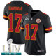 Kansas City Chiefs #17 Mecole Hardman Black Super Bowl LIV Bound Men's Stitched NFL Limited Rush Jersey