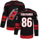 Adidas Carolina Hurricanes #86 Teuvo Teravainen Black Alternate Stitched NHL Jersey