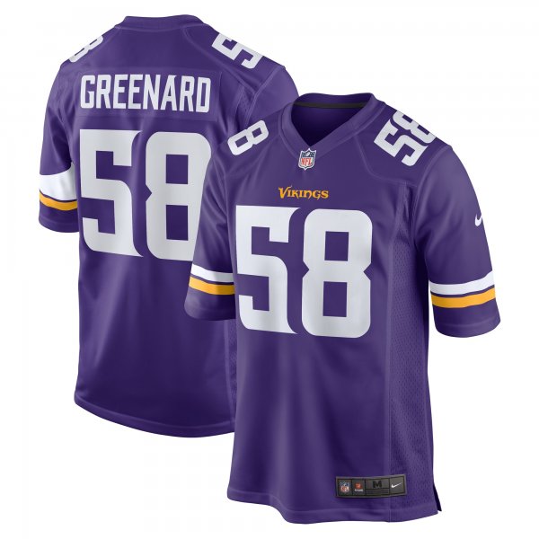 Men's Minnesota Vikings Jonathan Greenard Nike  Purple Team Game Jersey