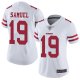 San Francisco 49ers #19 Deebo Samuel White Women's Stitched NFL Vapor Untouchable Limited Jersey