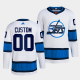 Men's Winnipeg Jets Custom White 2022 Reverse Retro NHL Jersey