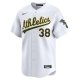 Men's Oakland Athletics JP Sears Nike White Home Limited Player Jersey