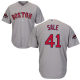 Boston Red Sox #41 Chris Sale Grey New Cool Base 2018 World Series Champions Stitched MLB Jersey