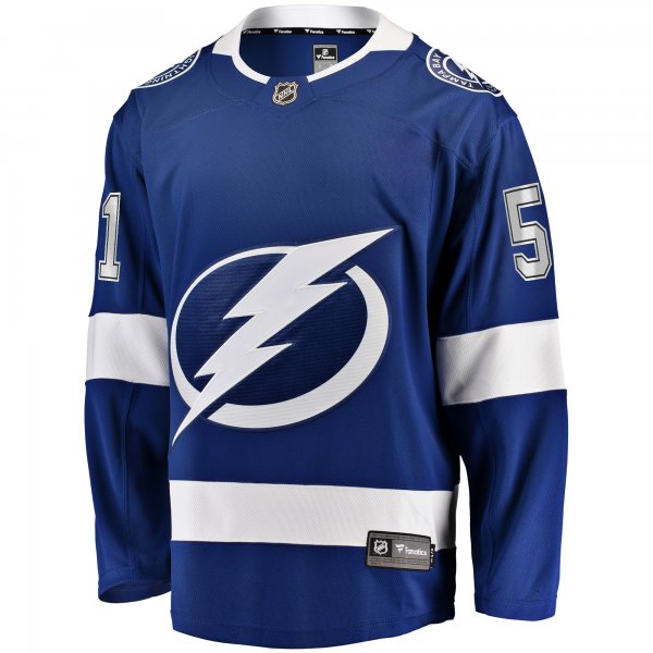 Men's Tampa Bay Lightning Austin Watson Fanatics Blue Home Premier Breakaway Player Jersey