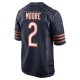 Men's Chicago Bears D.J. Moore Nike Navy Team Color Game Jersey