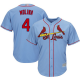 St. Louis Cardinals #4 Yadier Molina Light Blue Cool Base Stitched Youth MLB Jersey