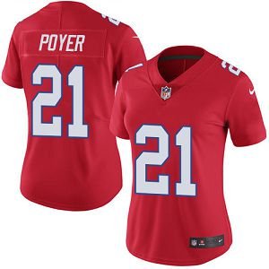 Nike Buffalo Bills #21 Jordan Poyer Women's Limited Red Rush Vapor Untouchable NFL Jersey