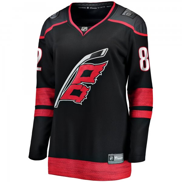 Women's Carolina Hurricanes Jesperi Kotkaniemi Fanatics Black Home Breakaway Player Jersey