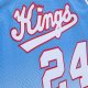 Men's Sacramento Kings Reggie Theus Mitchell & Ness White/Light Blue 1985/86 Hardwood Classics Fadeaway Swingman Player Jersey