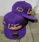 Los Angeles Lakers's purple cap