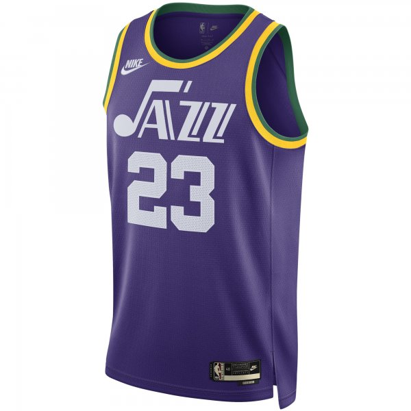 Unisex Utah Jazz Lauri Markkanen Nike Purple 2023/24 Swingman Replica Jersey - Classic Edition