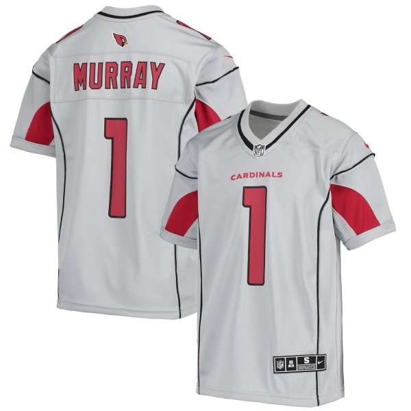 Youth Arizona Cardinals Kyler Murray Nike Silver Inverted Team Game Jersey