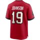 Men's Tampa Bay Buccaneers Keyshawn Johnson Nike Red Game Retired Player Jersey