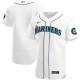 Men's Nike Seattle Mariners Blank White Home 2020 MLB Jersey