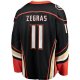 Men's Anaheim Ducks Trevor Zegras Fanatics Black Home Breakaway Player Jersey